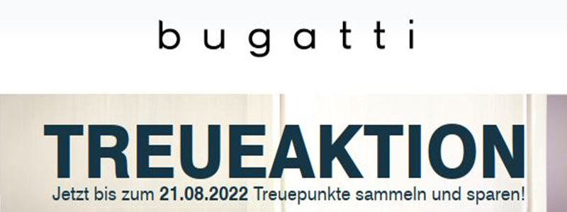 Treuepunktaktion Bugatti