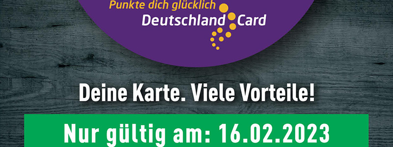 10-fach Punkte mit der DeutschlandCard