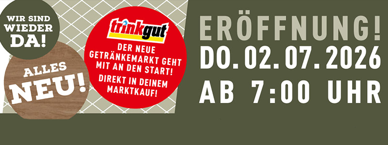 Eröffnungsangebote ab Donnerstag 2.7.26